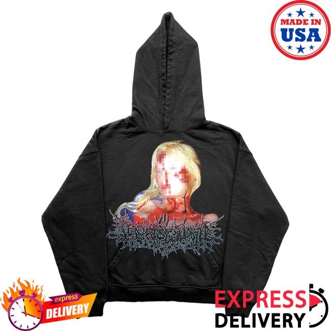 Destroy Lonely Pixel Lady Horror Hoodie