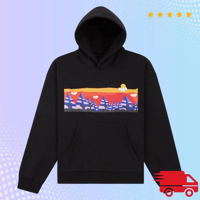 Official Capsule Clothing Store Paper Planes The Landscape Pull Over Hoodie | Black Capsule Nyc