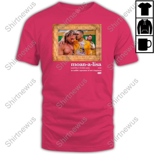 Aew Shop Private Party Moan-A-Lisa An Audible Expression Of One's Happiness Long Sleeve Tee