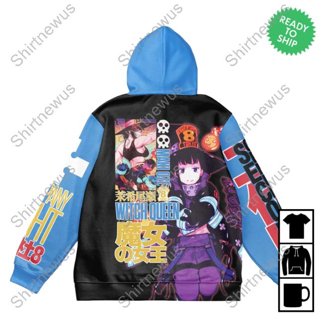 Official Anime Ape Clothing Maki Oze Fire Force Streetwear Hoodie Animeape