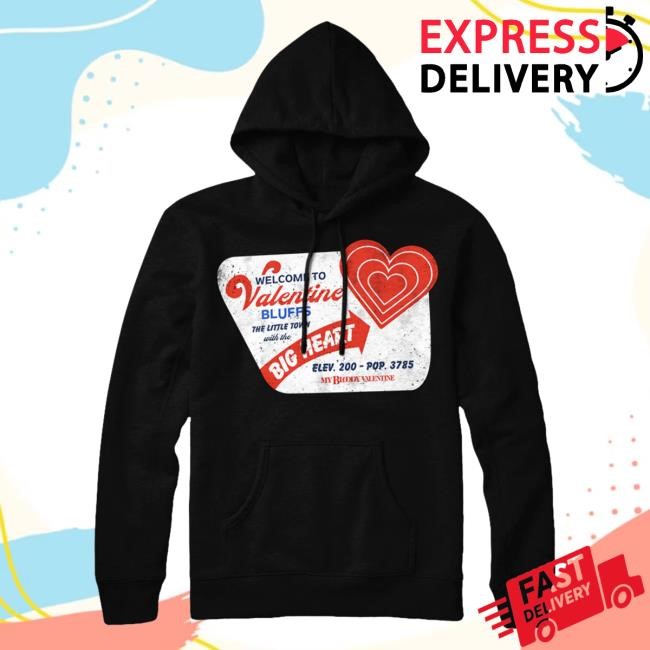 Official Gutter Garbs My Bloody Valentine: Valentine Bluffs Sign Shirt