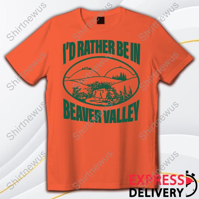 Official Danny Duncan I'd Rather Be In Beaver Valley Sand Shirt