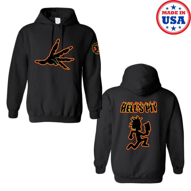 Psychopathic Merch Hell's Pit Crow Hand Hoodie