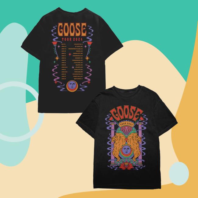Goose The Band Merch Store Leo Tour Shirt 2024