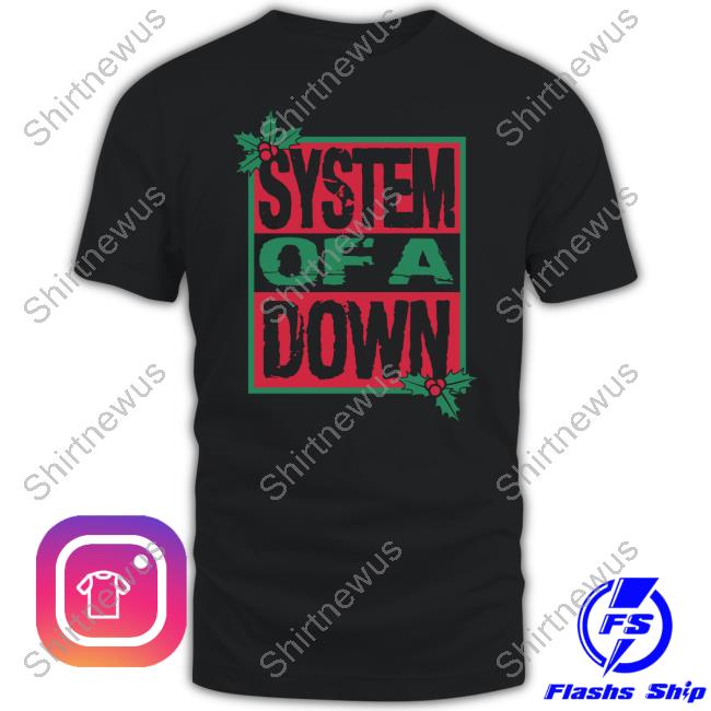 Official System Of A Down Merch Holiday Logo T-Shirt