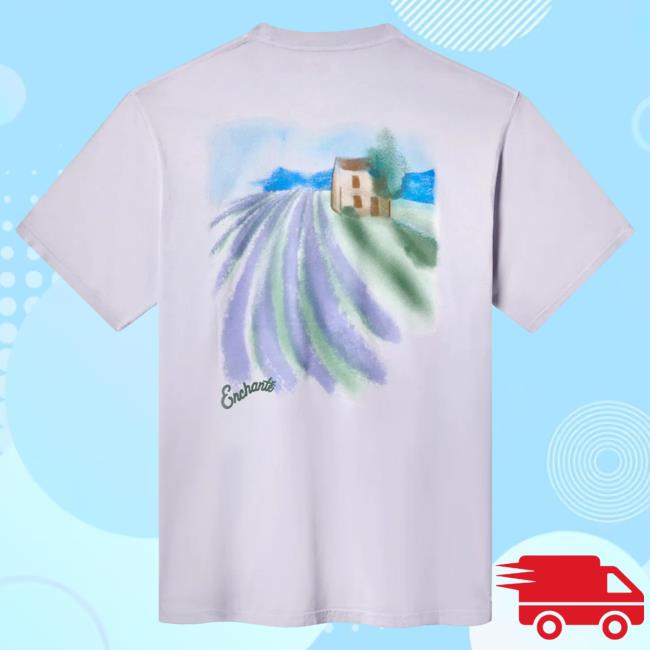 Official Daniel Ricciardo Merch Store Lavender Fields Long Sleeve Tee Shirt Lavender DanielRicciardo Shop