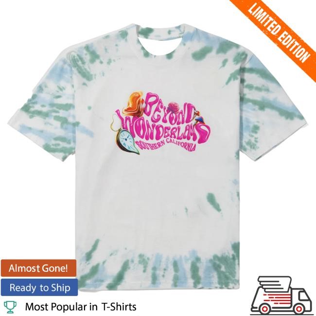 Official Insomniac Merch Shop Beyond Wonderland Scenic Tie Dye Lineup S/S Hot Shirt