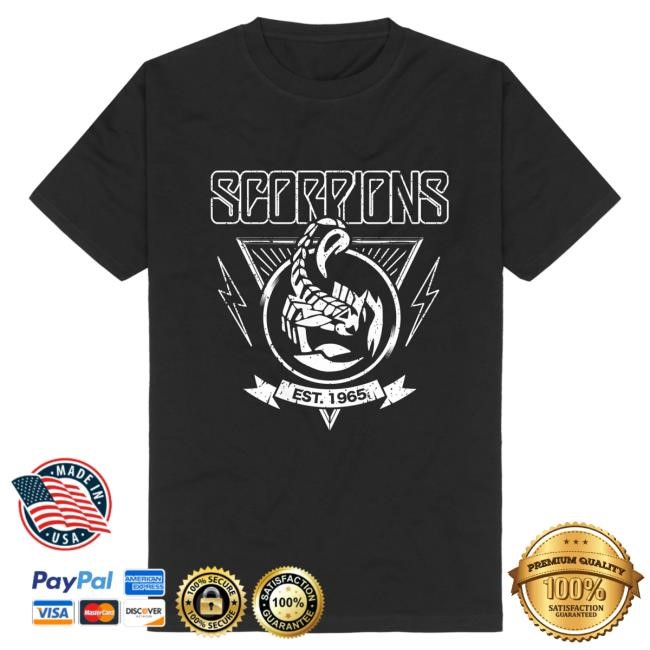 Official Scorpions Store Merch Est 1965 Tees