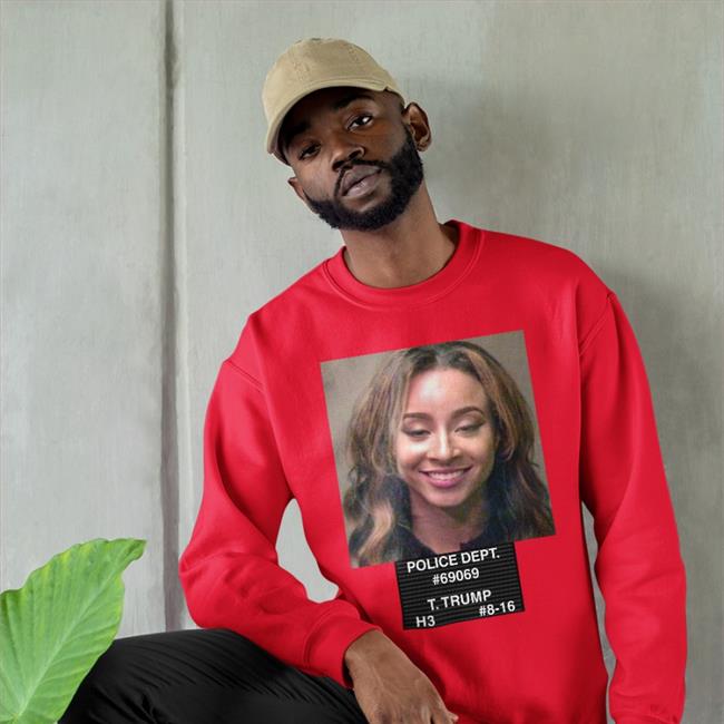 Teanna Trump 2020 Merch Mug Shot Police Dept 69069 Tee Shirt Bjwalkinrivers