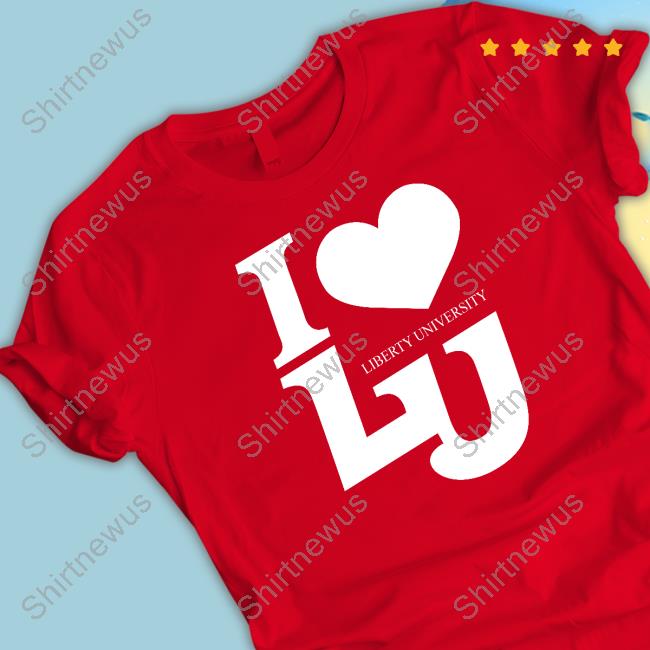 Official LibertyU I Love Liberty University Shirt