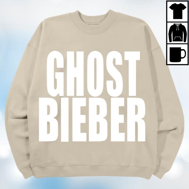 Official Justin Bieber Merch Store Shop Justin Bieber Ghost Bieber Popover Shirt II JustinBieber Apparel Clothing