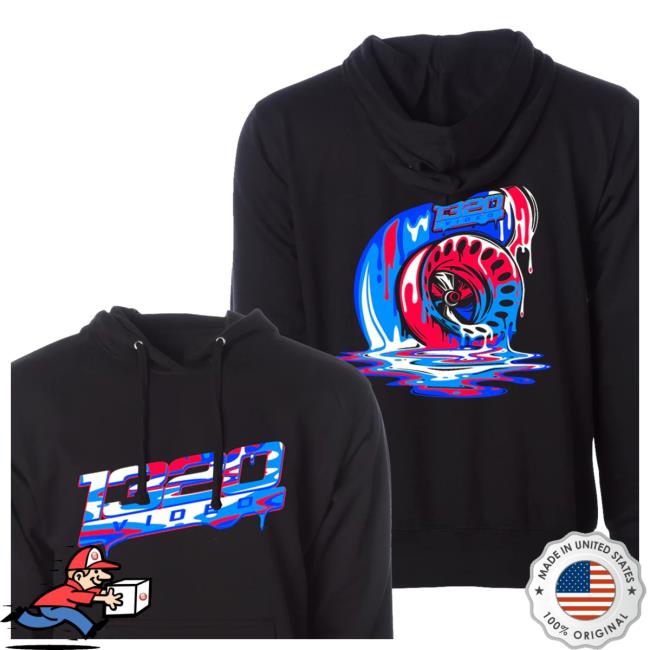 Official 1320video Merch Store 1320Video Red/White/Blue Turbo Drip 2.0 Tshirt 1320video Apparel Clothing Shop