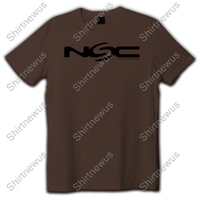 Official Nsc Bold Never Stop Chasing White Tee