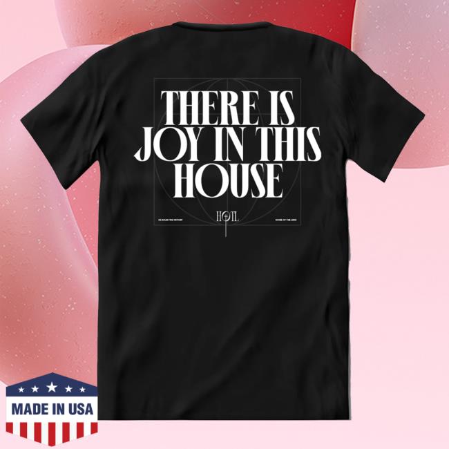 Official Phil Wickham Merch Store Shop Hotl "There Is Joy In The House" Black Popover Shirt PhilWickham