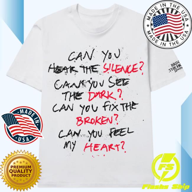 Official Horizon Supply Merch Shop Can You Feel My Heart Shirt