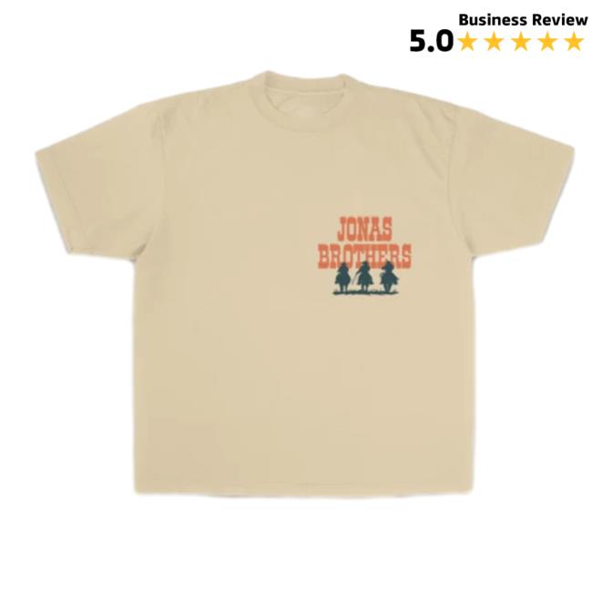 Jonas Brothers Official Merch Shop Houston Rodeo 3 Cowboys New T-Shirt