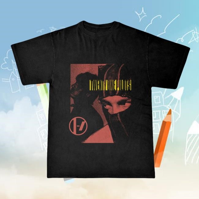 Official Twenty One Pilots Merch Tyler Staring Clancy T Shirt Twenty One Pilots