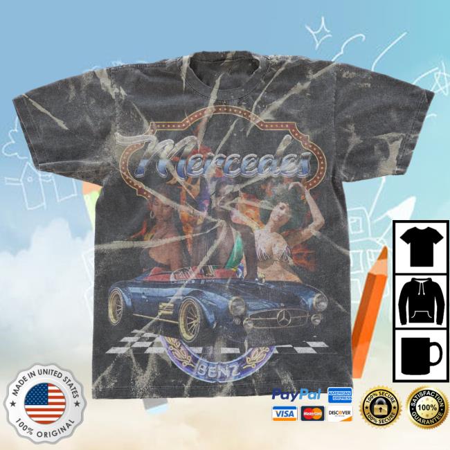 Teivk Clothing Shop Bleached Mercedes Exclusive New Shirt