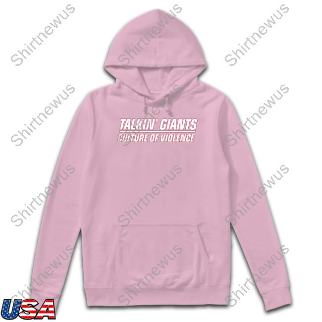 Official Jomboy Media Merch Talkin' Giants Culture Of Violence Hoodie