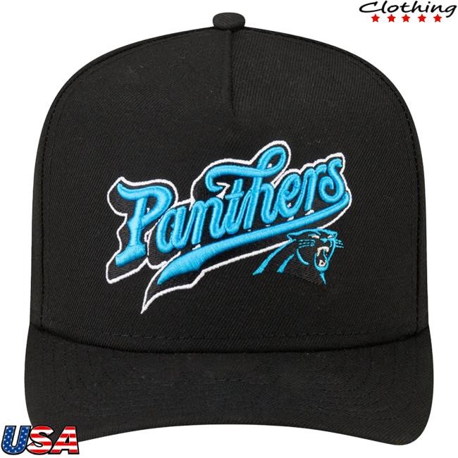 Official Born X Raised + Panthers Pro Script A-Frame Snapback Hat: Black NFL 2025 Kickoff Official Born X Raised + Panthers Pro Script A-Frame Snapback Hat: Black NFL 2025 Kickoff