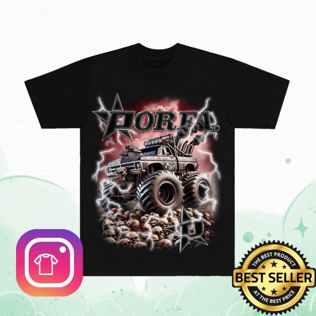 Holiday 2024 Monster Truck Tee Shirt Black – Por Favor