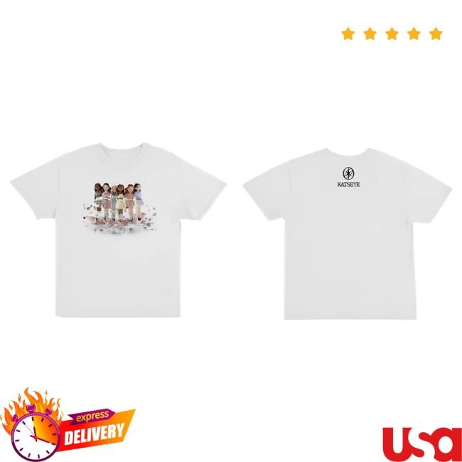 Authentic Katseye Ain't A Debut Apparel Venue Merch Katseye Statement Tee Ain't A Debut Tour Aesthetic