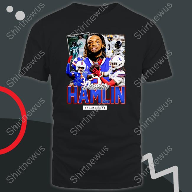 Damar Hamlin T-Shirt Justin Jefferson Dreamathon Carlos Gonzalez