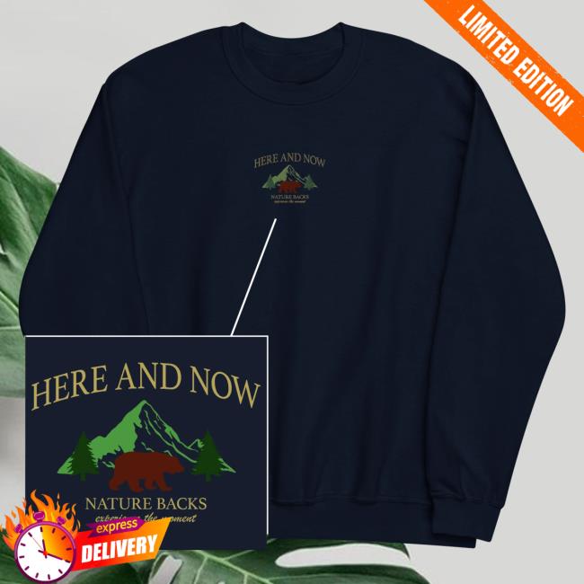 Ohio Nature Backs Clothing Here And Now Crewneck Naturebacks