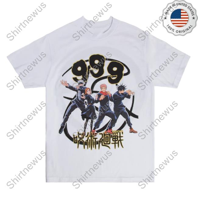 Official Juice Wrld 999Club Clothing Merch Store Shop 999 Club X Jjk First Years Tshirt