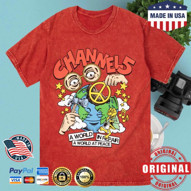 Official Channel 5 Merch Store Channel 5 A World In Repair | Mineral Dye Hot Shirt Channel 5 Apparel Clothing Shop