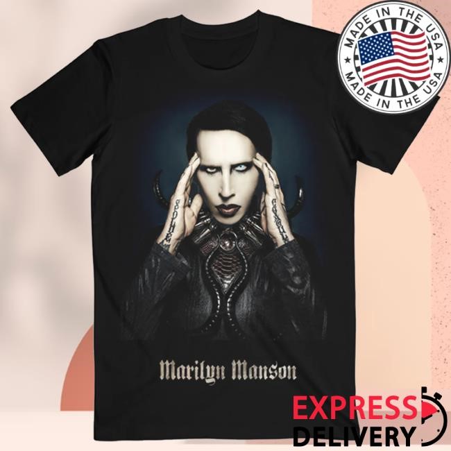 Official Marilyn Manson Merch Store Shop Psychic Horns New Shirt MarilynManson