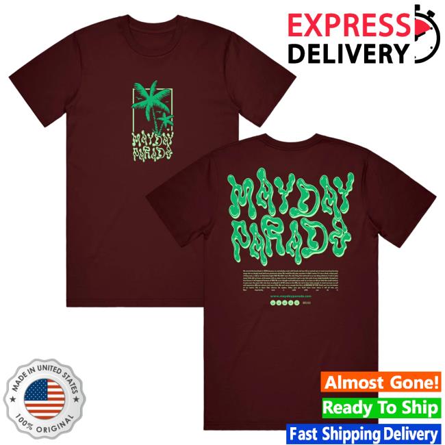 Official Merch Now Mayday Parade Miracle Maroon Top Shirt MerchNow