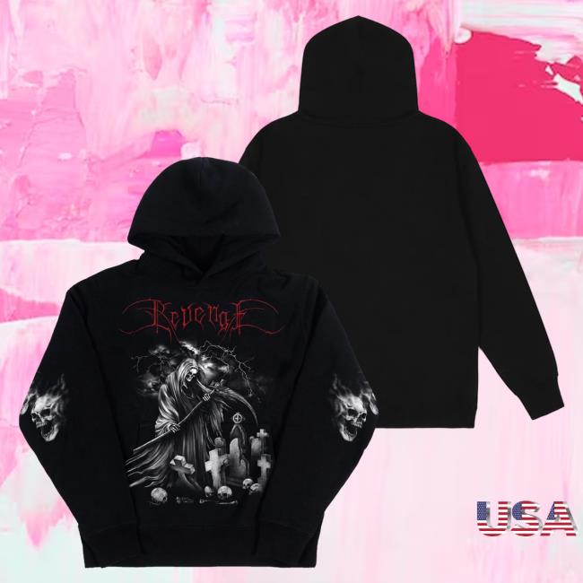 Official Revenge XXXTentacion Apparel Clothing Store Shop Revenge Cemetery Pullover Sweatshirt XXX Tentacion Merch