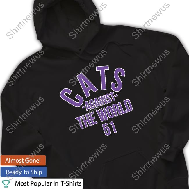 Official Cats Against The World 51 Pat Fitzgerald Shirt
