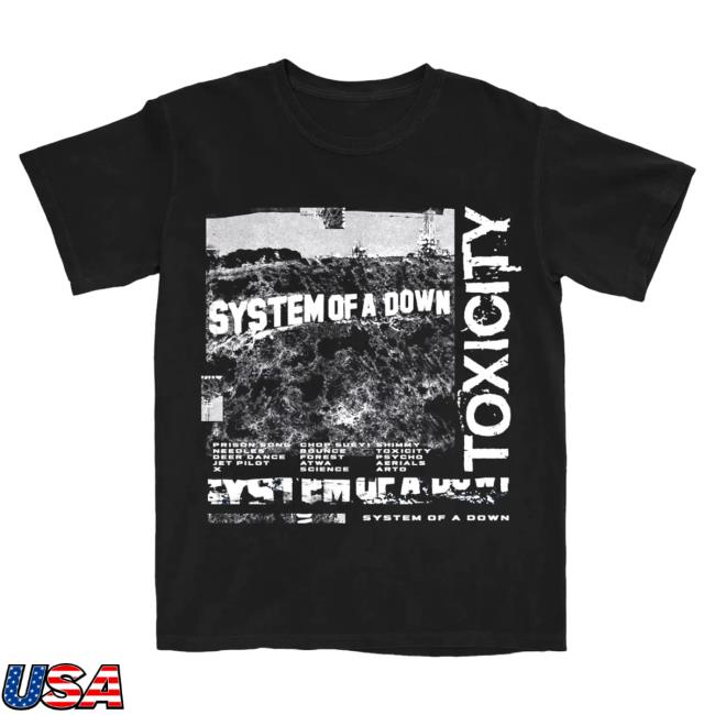 Official System Of A Down Clothing Merch Store Shop System Of A Down Photocopy Toxicity T-Shirt SystemOfADown