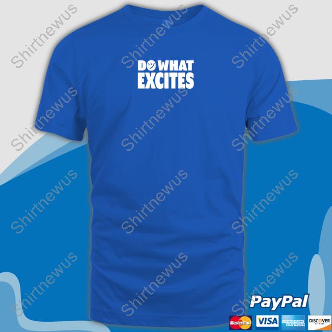 Do What Excites Merch Dwe Logo Blue T Shirts