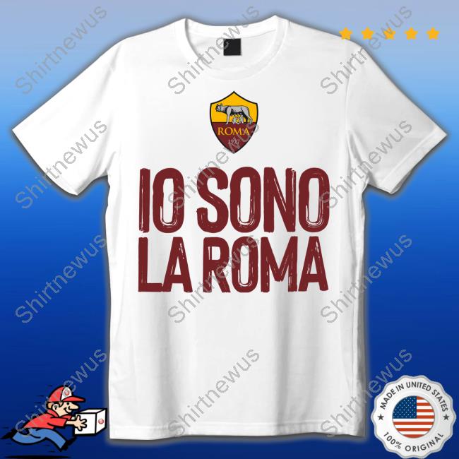 Official AS Roma Io Sono La Roma Long Sleeve Tee