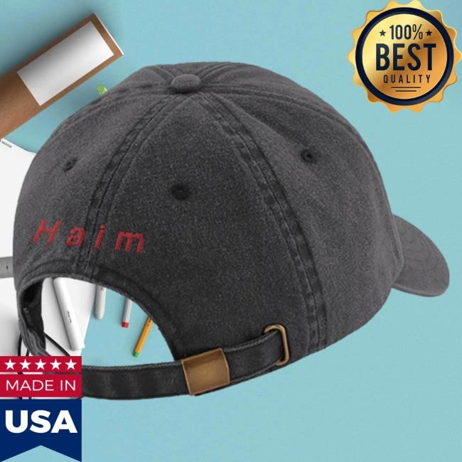 Haim I Quit Washed Dad Cap Haim Official Merch Store Shop