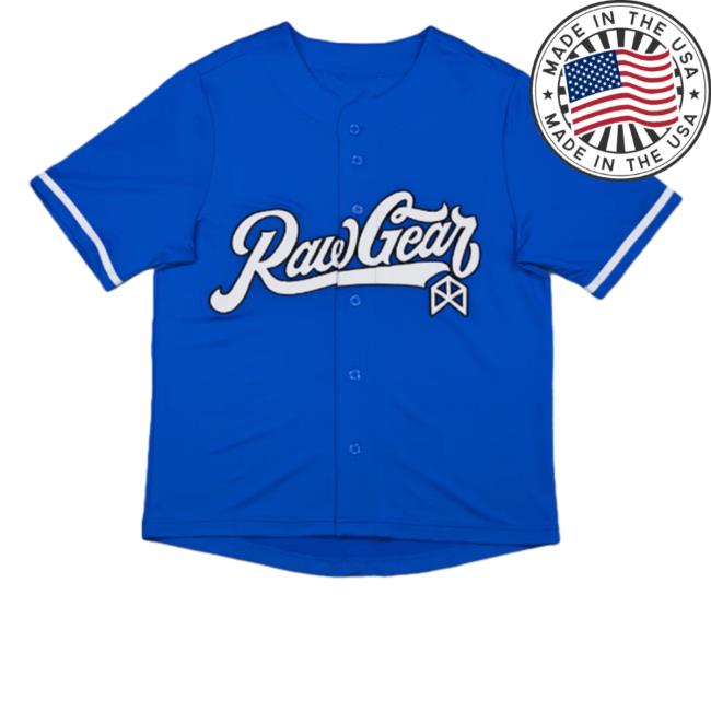 Official Varsity Baseball Jersey Blue Tees