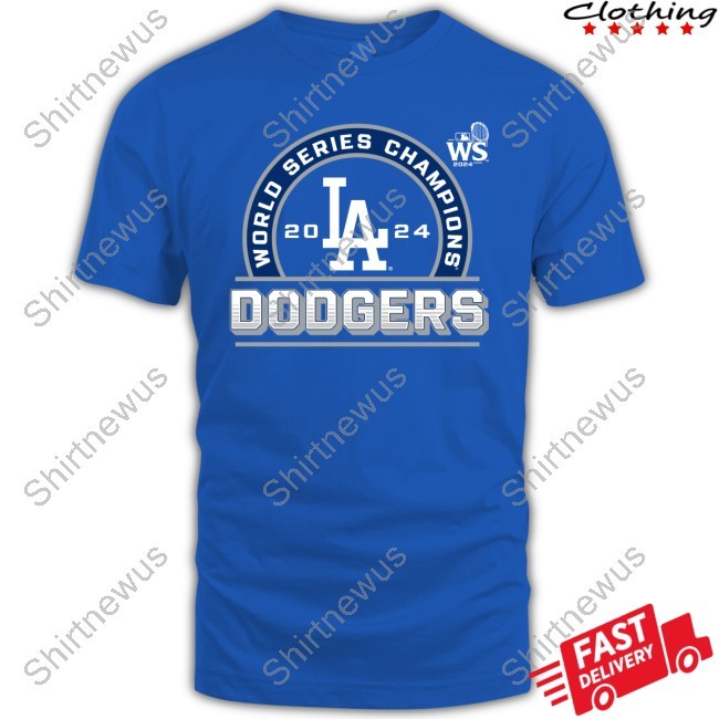 Los Angeles Dodgers Fanatics 2024 World Series Champions With All Texas Rangers Signatures New T-Shirt