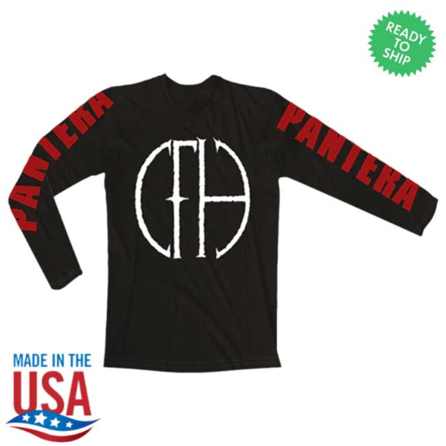 Official Pantera Merch Store Pantera CURVED CFH Long Sleeve Tees