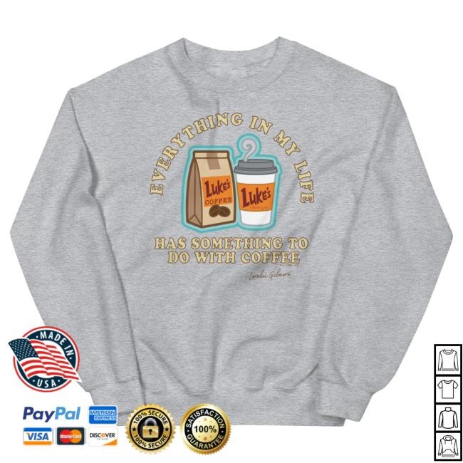Official Gilmore Girls Everything in My Life Crew neck Sweatshirt