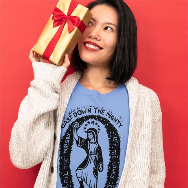 Ben Wildflower Shop Cast Down The Mighty Send The Rich Away Magnificat T Shirt