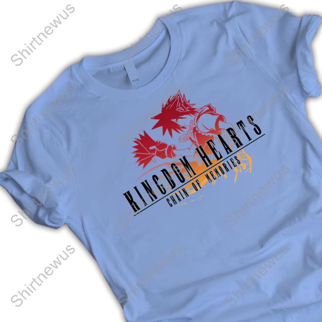 Kingdom Hearts Chain Of Memories Final Fantasy Crossover Tee Shirt