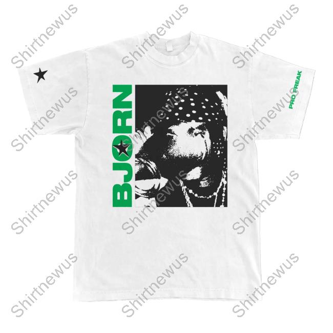 Official Smino Zero Fatigue Merch Bjorn Pro Freak Tees White Zerofatigue
