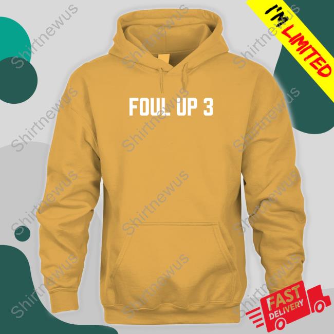 Foul Up 3 Shirt Black Official Barstool Sports Store Foul Up 3 Tee
