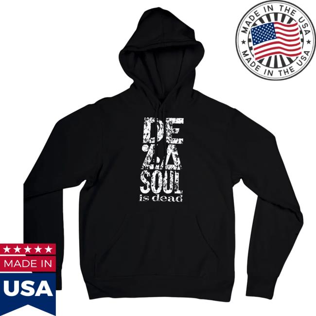 Official Soul De La Soul Is Dead Pull Over Hoodie