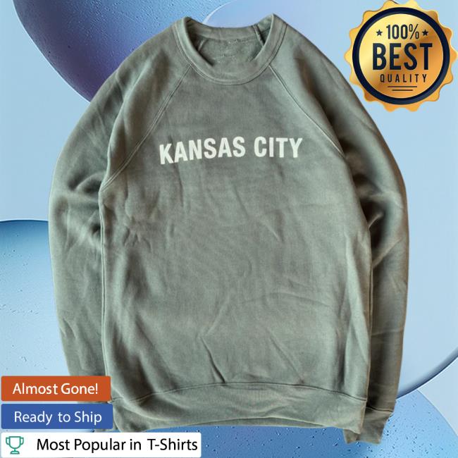 Official Kansas City Chiefs Westside Storey Bellboy | Essential Kansas City Crew neck - Military Green