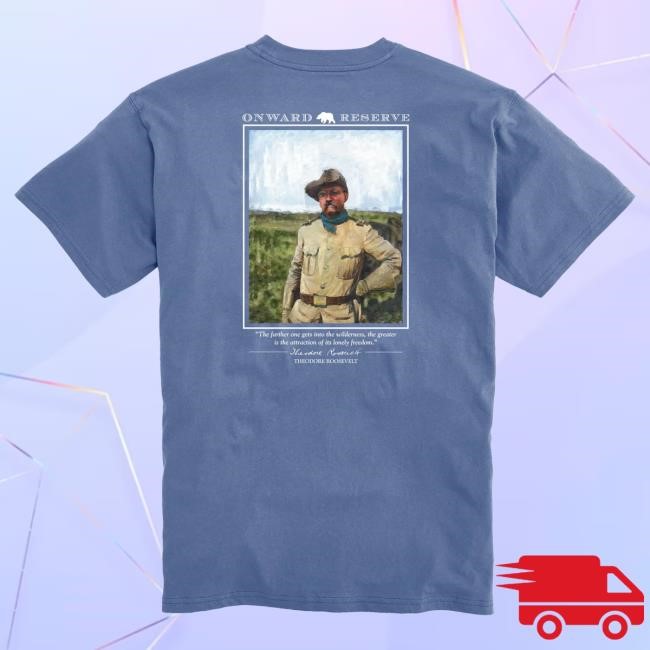 Washed Blue Outdoorsman Tee Onward Reserve Heritage