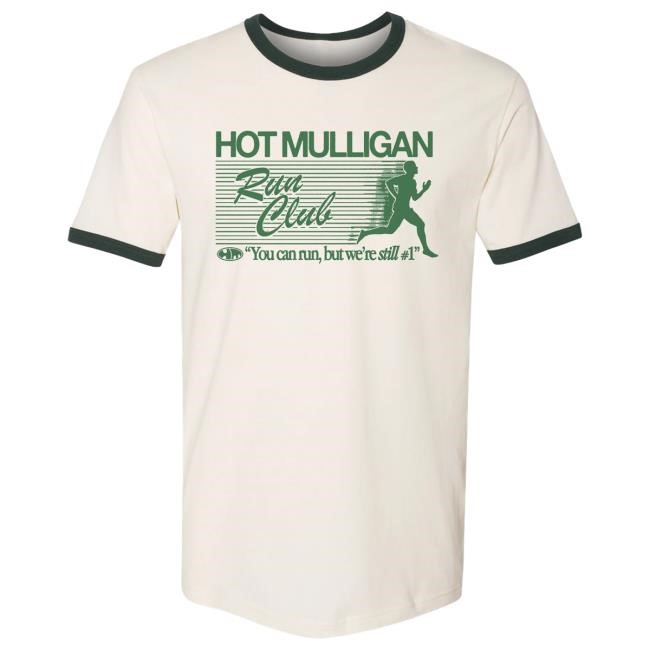 Hot Mulligan Retro Vibe Run Club Ringer Tee